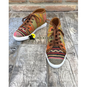 Otantik Desenli Genç Kilim Ayakkabı(A)